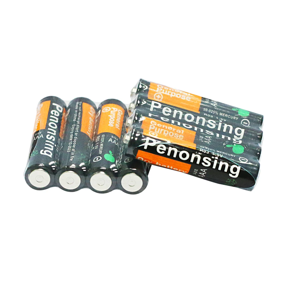 Высокое качество 1 5 V R03 AAA UM-4 Размер углеродное Первичная цинковая