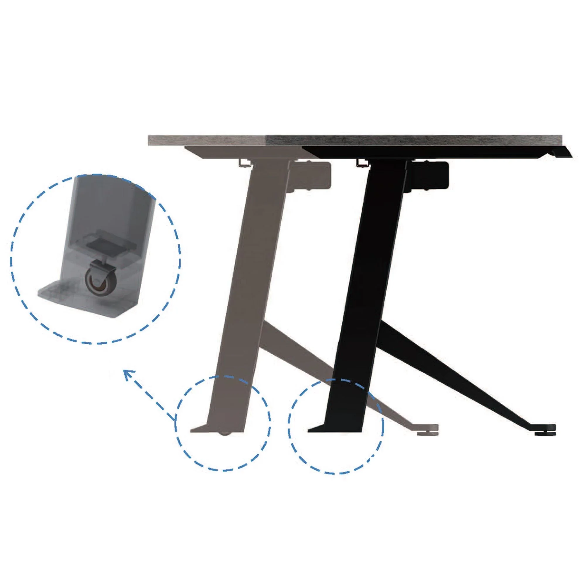 Новинка 2022, офисная мебель SEB с регулируемой высотой, Электрический эргономичный стол