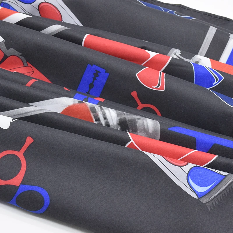 Free Sample Factory Wholesale Barber Hairdresser Apron Hair Cutting Cape Salon Barber Pole Hair Styling Gown