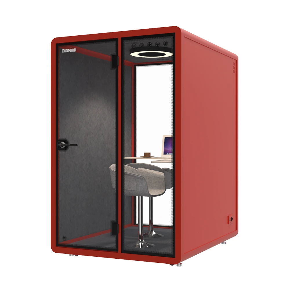 35db soundproof pod soundproof cabinet voice recording soundproof isolation pod meeting booth with fresh air system