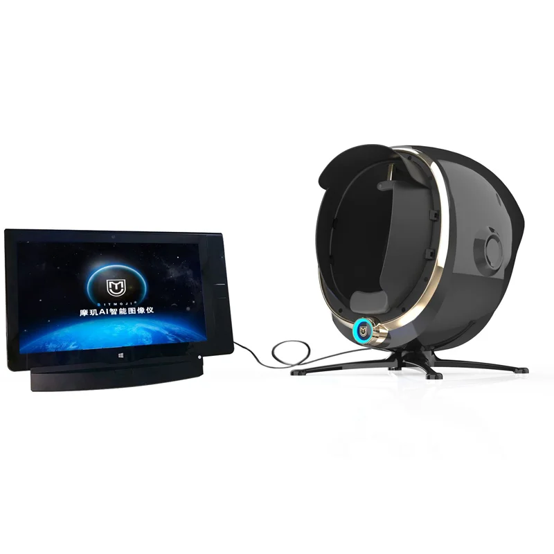 new product 2021 8 spectrum digital Skin uv skin analysis machine for test