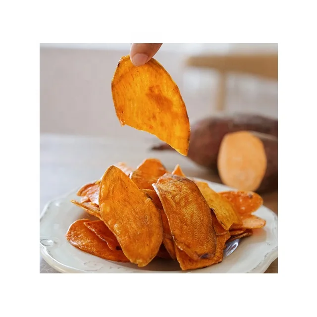 Potato Chips Production Factory Price 100% Natural Soft Dried Sweet Potato Chips Snack Chips