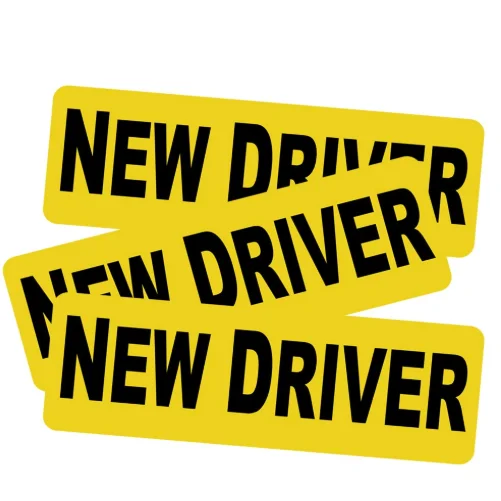 Student Driver Magnet Highly Reflective New Driver Vehicle Bumper Magnet