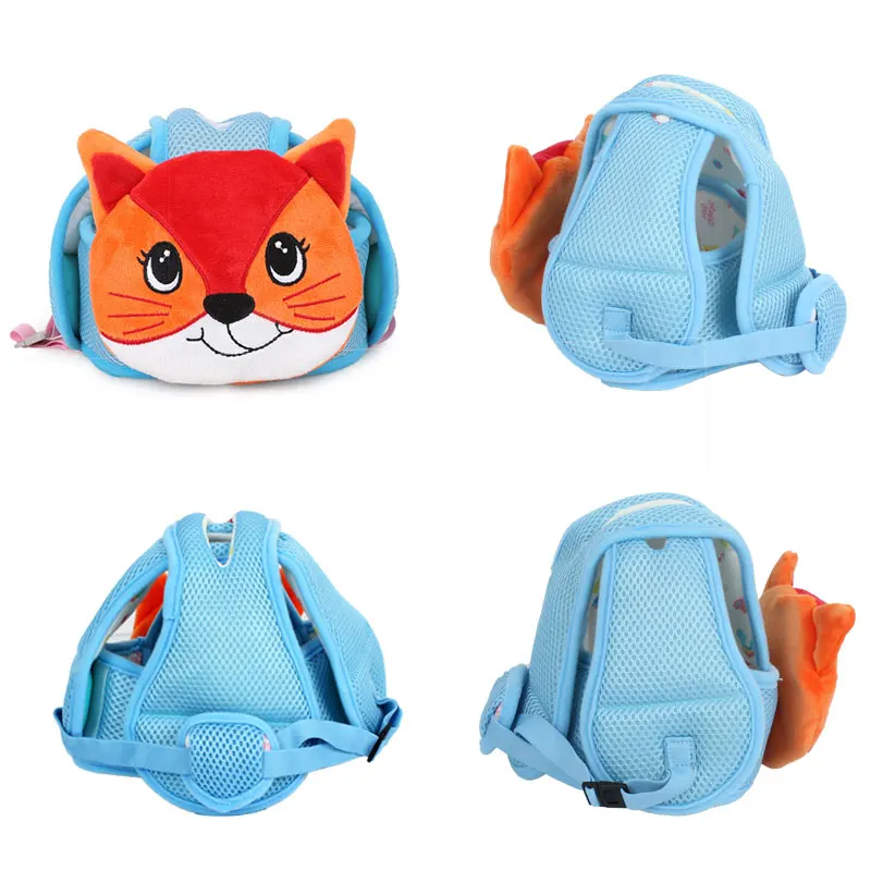 Plush animal Protective baby Head Safety helmet fall protection Hat for walking D140