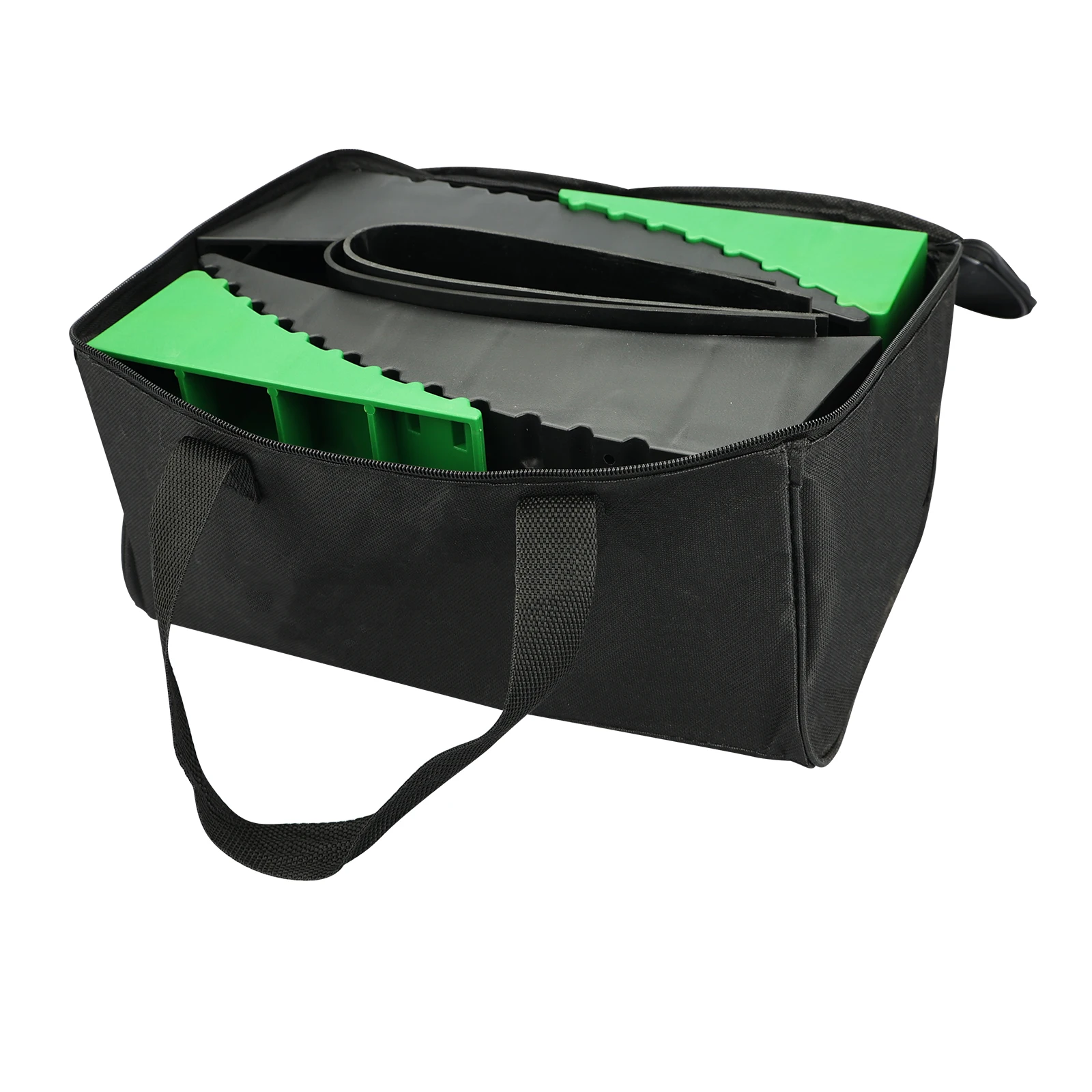 Camper Levelers 8-Pieces Kit RV Leveling Blocks Camper Wheel Chocks,Including Two Curved LevelersTwo Chocks, Two Rubber Grip Mat