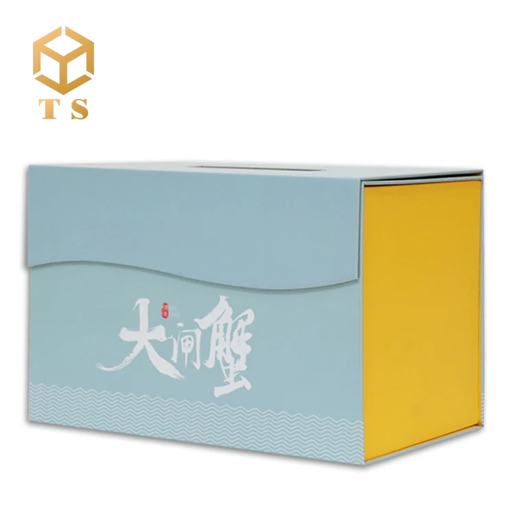 own patent custom specialty food paper gift cardboard with pp handle box carton
