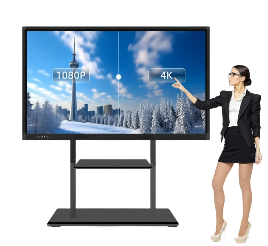 China Education Digital 65 inch Interactive Flat Panel Touch Screen digital paper tablet Whiteboard Smart White Board for School