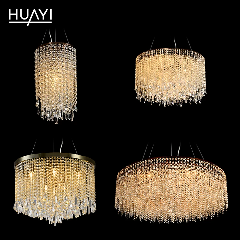 KLUMIA Hot Sale Customized Iron Large Round 60 360 540 900 W Hall Nordic Modern Crystal Chandelier