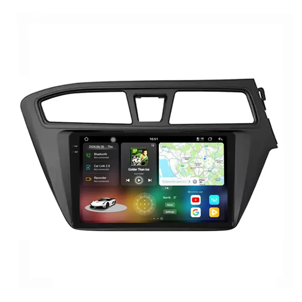 Мультимедийный android для Hyundai i20 2014-2018 4G WIF GPS навигация 2K экран Автомобильный радиоплеер
