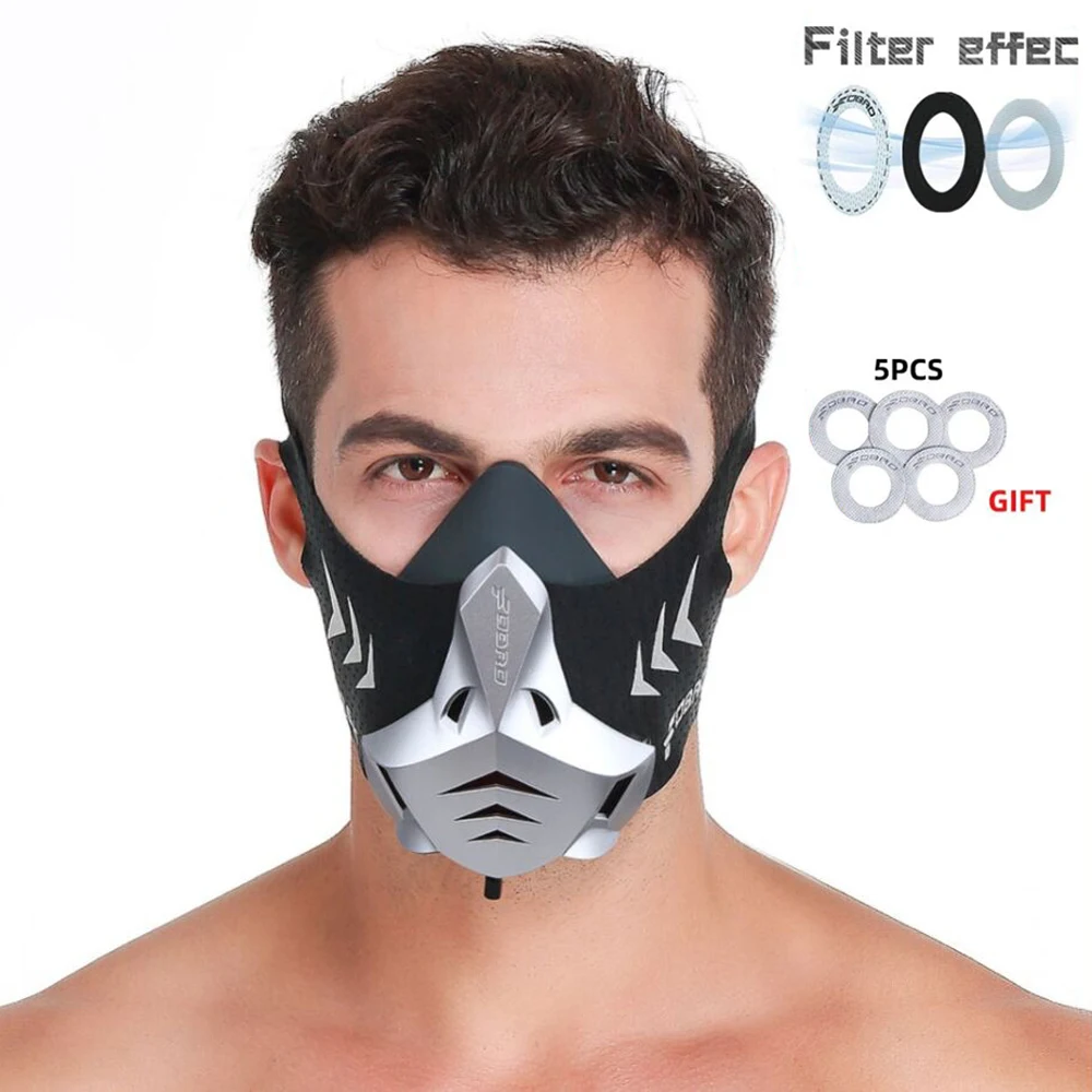 MMA Training Professional Running Sport Workout Mask, Fitness High Altitude Training Athletics Cycling Masks