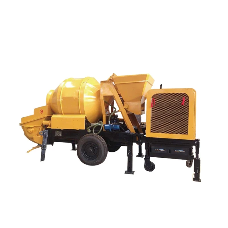 Mobile Selfpropelled Concrete Mixers Concrete Machinery Canister Transfer Pump Truck JBT40 Mini Concrete Pump