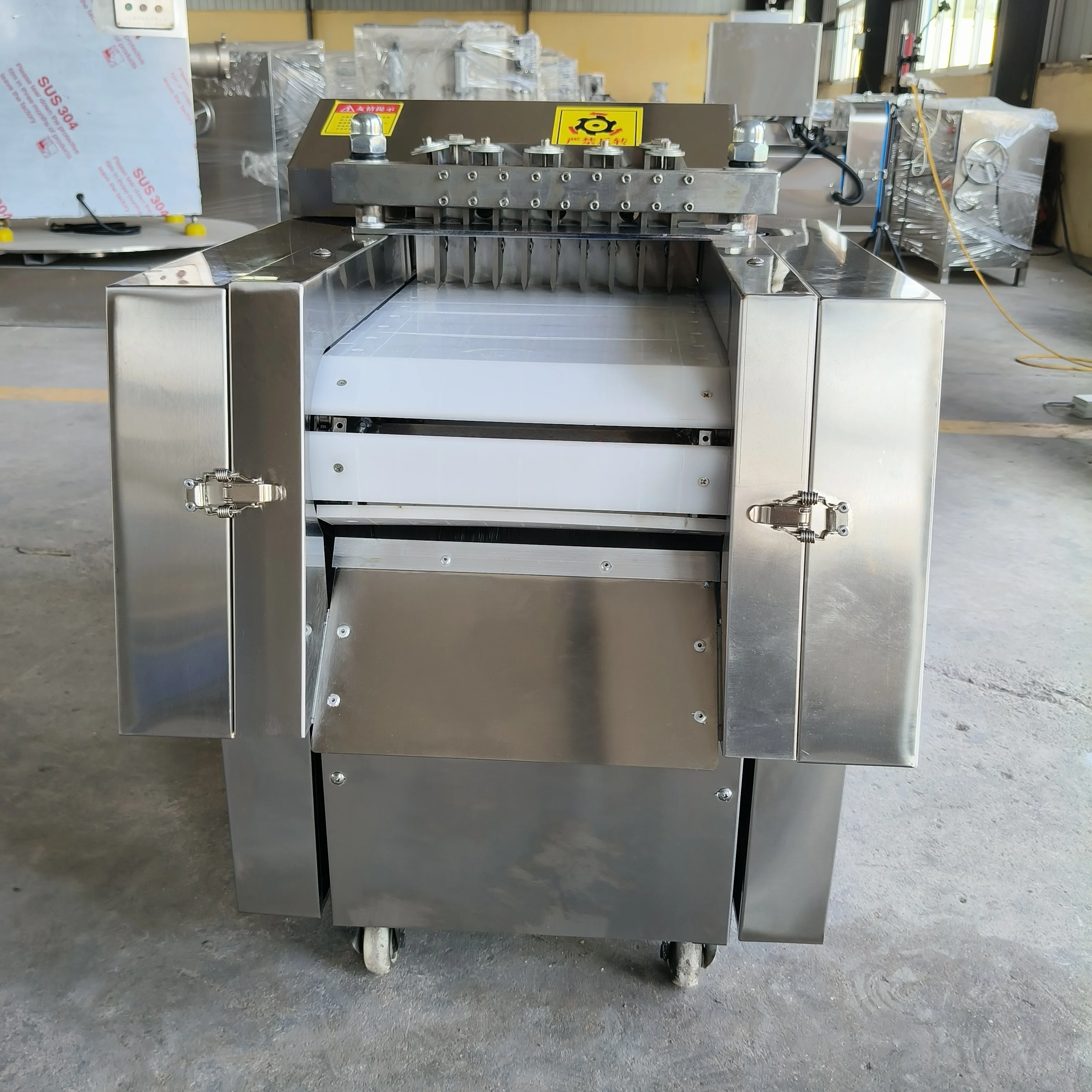Commercial Chicken Cuters Meat Dicer Machine Cubes Cutting Automatic Machinery for Frozen with CE Certification