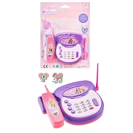 Child Funny Interactive Play Game Toys Beauty Girl Sound Light Effect Mobile Phone Toys Puzzle Early Educational Toys For Kids