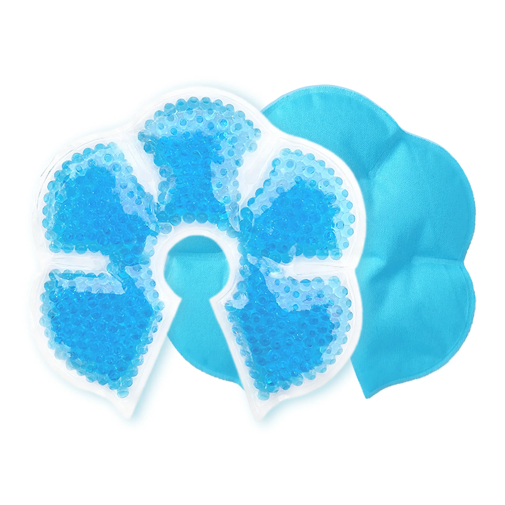 Hot Cold Plush Breast Gel Bead Packs for Breastfeeding Nursing Pain