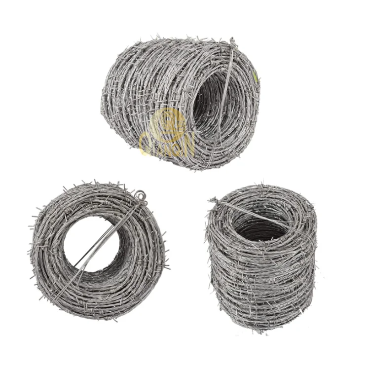Low Carbon Steel Barbed Wire Great For Crafts Fences And Protection Of Cattle Horses And Other Livestock