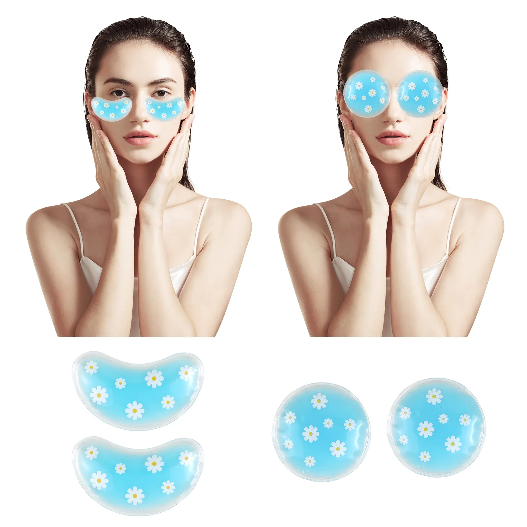 Reusable Gel Eye Ice Pack, Cooling Eye Pad for Eye Strain,Eye Swelling