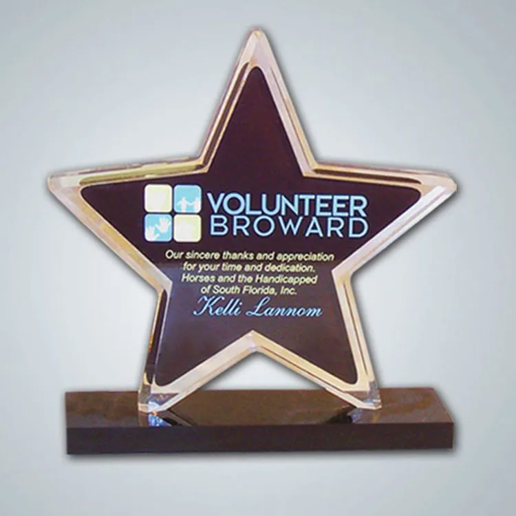 Custom Acrylic award/plague/medal/ a recognition of meritorious service