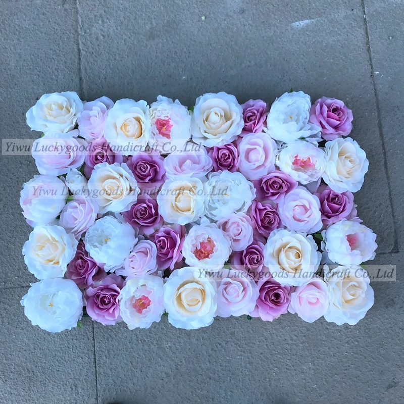 LFB879-2 100cm long light purple silk rose flower with orchids wedding floral garland party stairs flower runner decoration