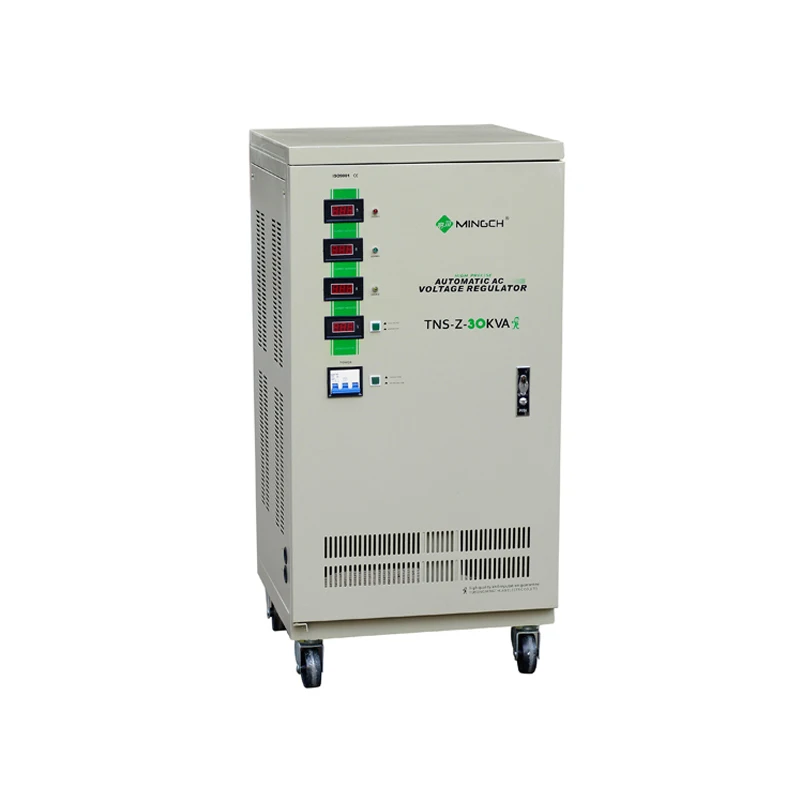 6KVA-30kva и он имеет высокую эффективность высокий коэффициент мощности 3 фазный автоматический стабилизатор