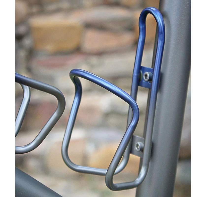 factory price Titanium  bicycle Bottle Cage mountain bike bottle cage mountain bike sandblast bottle cage