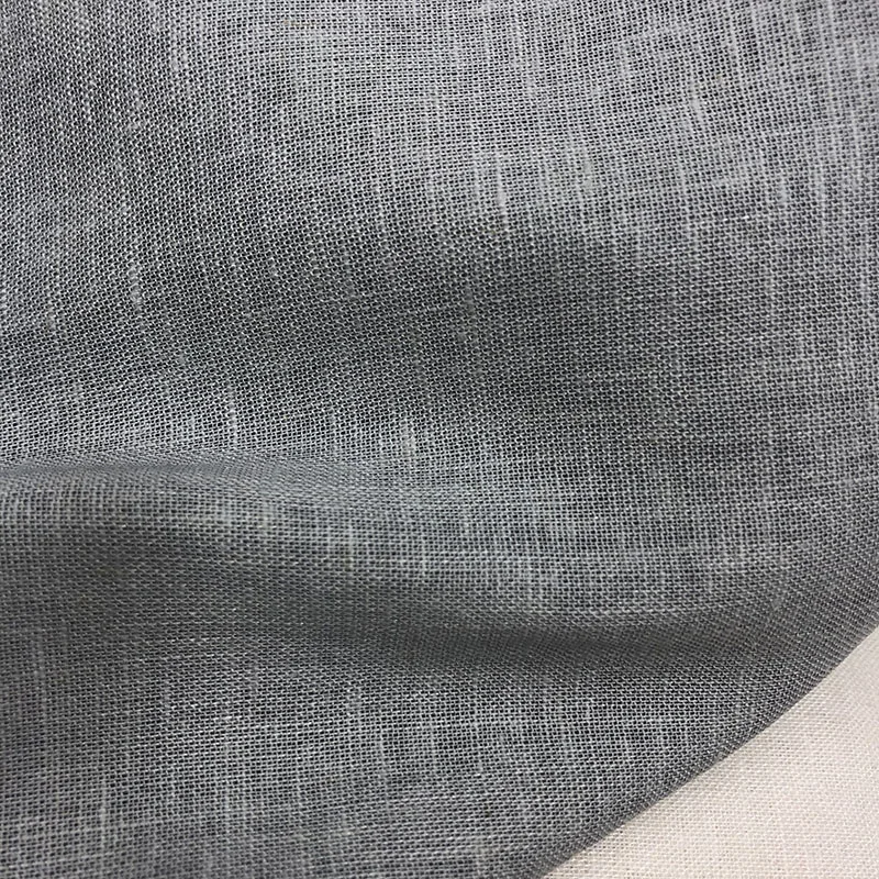 GuangZhou 50% Flax 47% Rayon 3% Spandex Fabric And Textiles For Clothing