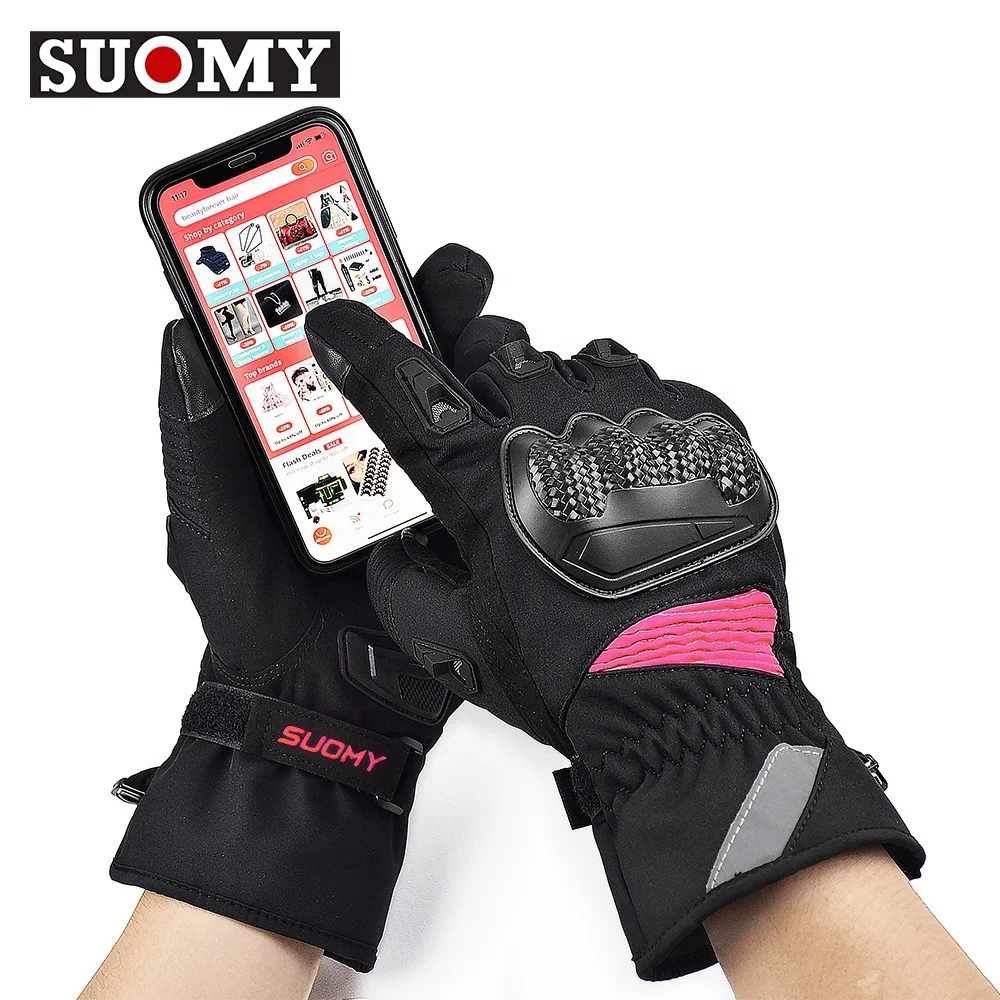 Winter Motorcycle Gloves Waterproof Gant Moto Warm Men Full Finger Moto Gloves Touch Screen Guantes Motorbike Riding Gloves