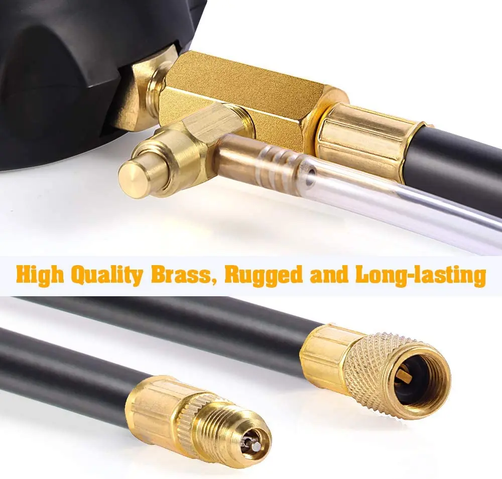 TU-114 Fuel Injection Pump Pressure Gauge Tester Kit Automotive Diesel Fuel Injector Pressure Tester