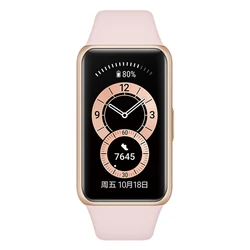 Dropshiping Huawei Band 6 AMOLED Color Screen 2 Weeks Long Battery Life NFC Smart Wristband
