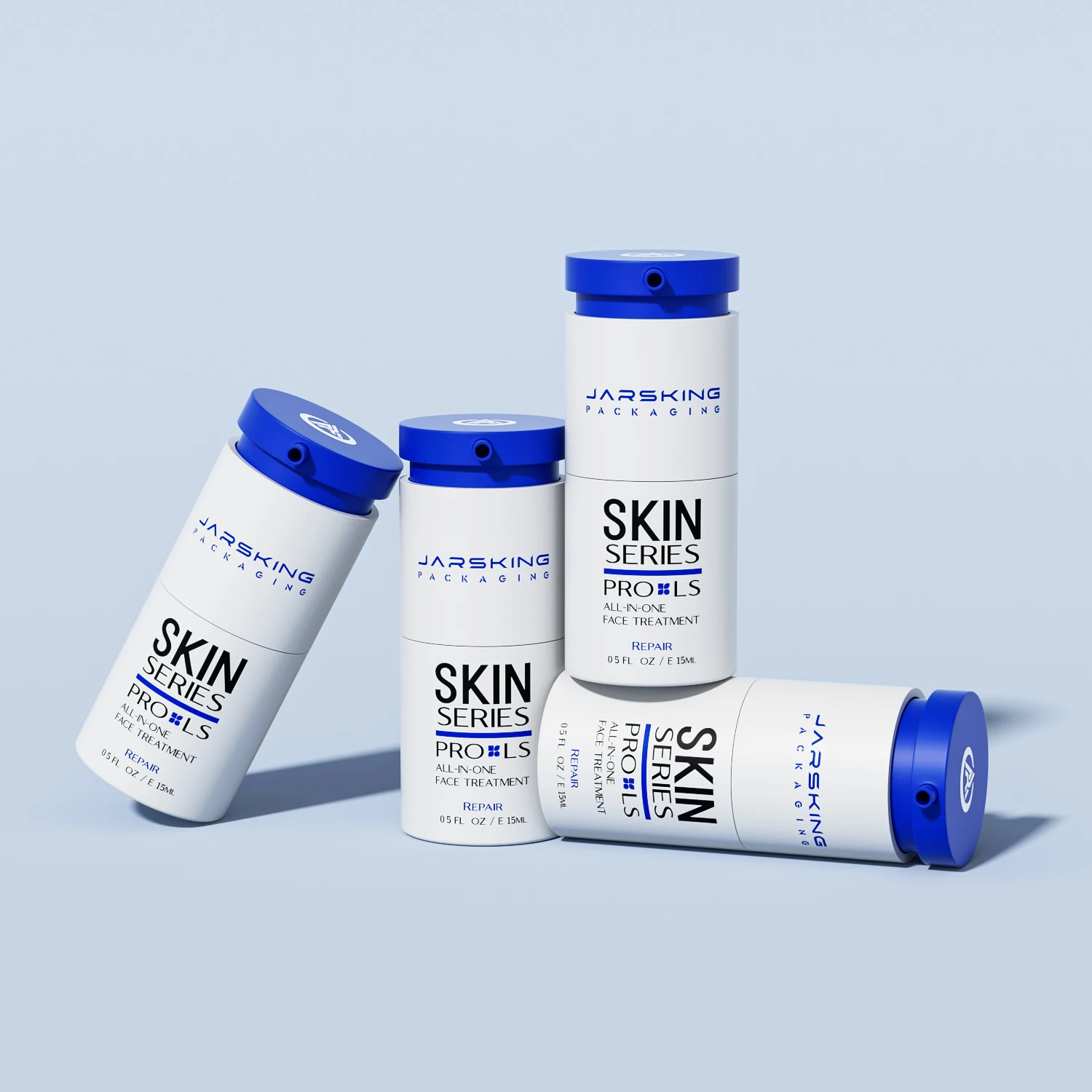 Luxury skincare serum bb cream face cleanser gel sunscreen 30ml PP plastic airless twist lotion pump bottle