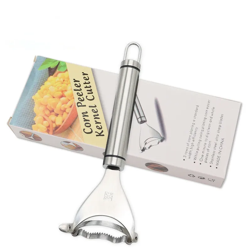 Stainless Steel Magic Corn Peeler Kernel Cutter Corn Con Stripper Kitchen Gadget Tools