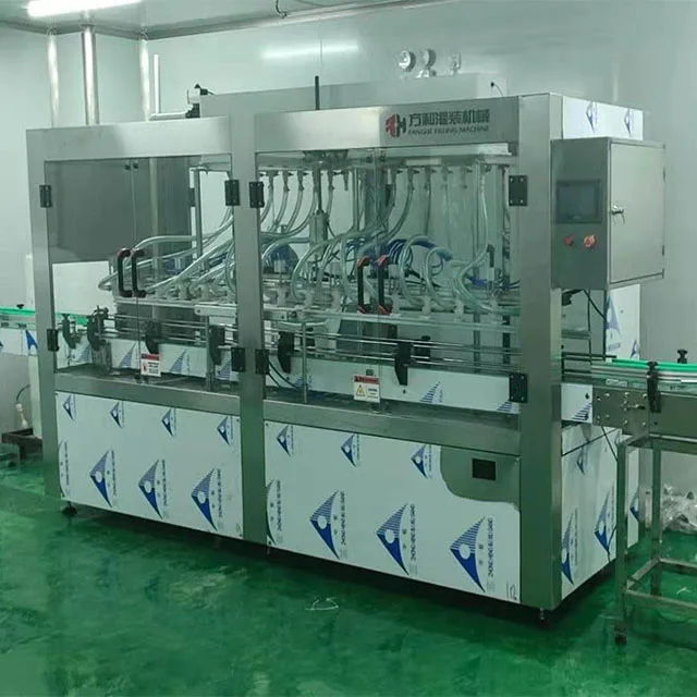 
New Automatic Anti Corrosive High Viscosity Bottle Detergent Bleach Toilet Floor Cleaner Liquid Filling Machine 