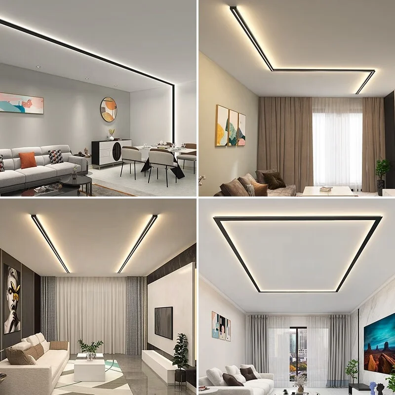 Factory Price Plastic Extrusion Craft Illumination Optical Clear Acrylic PMMA LED Linear Light Strip Lens Lampshade