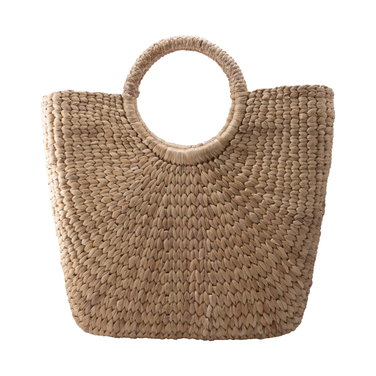 Good Premium Water Hyacinth Lady Bag From Chiang Mai Thailand Natural Color Medium Size Light Weight Eco Friendly Classic Style