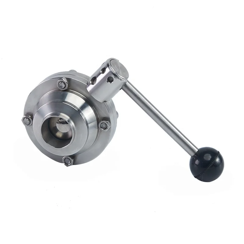 
SS304 Sanitary Welded Butterfly Type Stainless Steel Ball Valve 