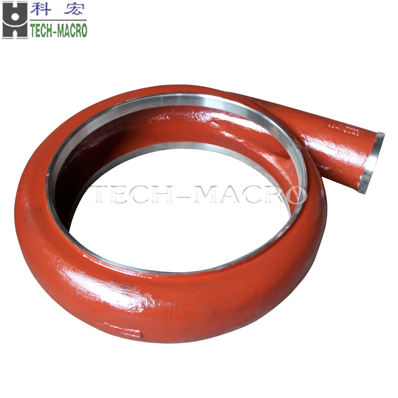 High Chrome alloy and rubber Volute Liner for centrifugal slurry pumps