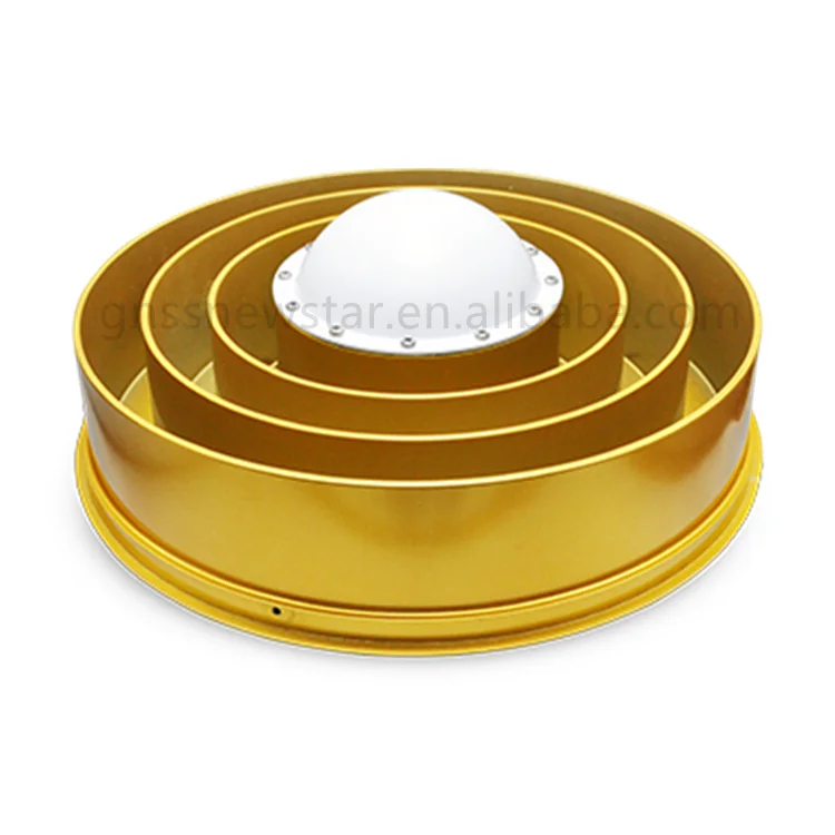 2D choke cors base  station antenna for mechanical control and measurement