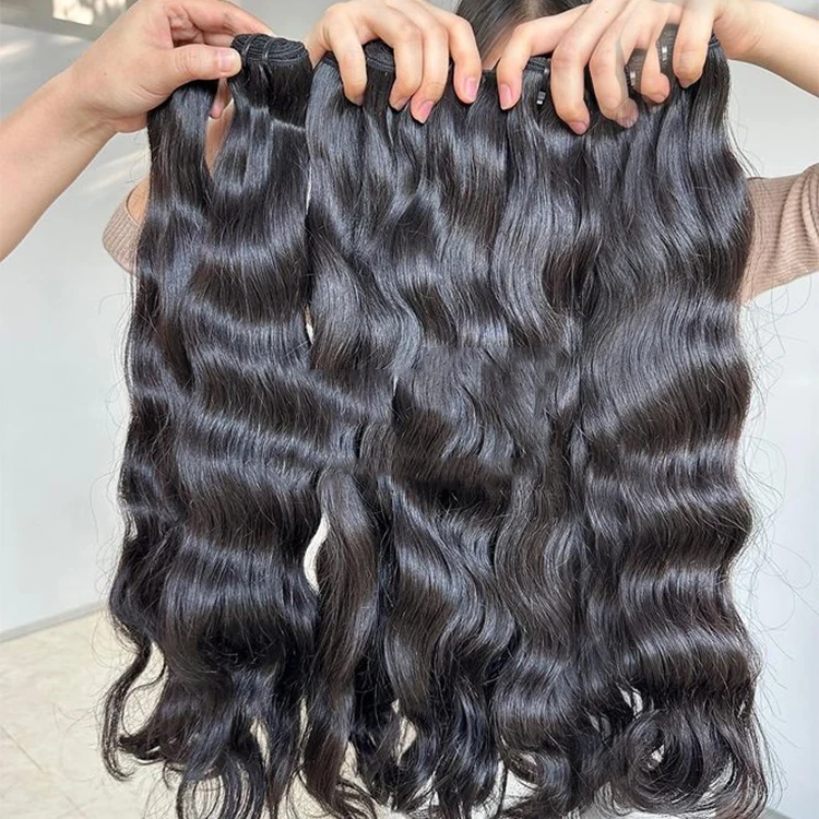 Drop Shipping Vendor raw cambodian wavy bundles cambodian virgin cuticle aligned human hair indian natural wavy hair