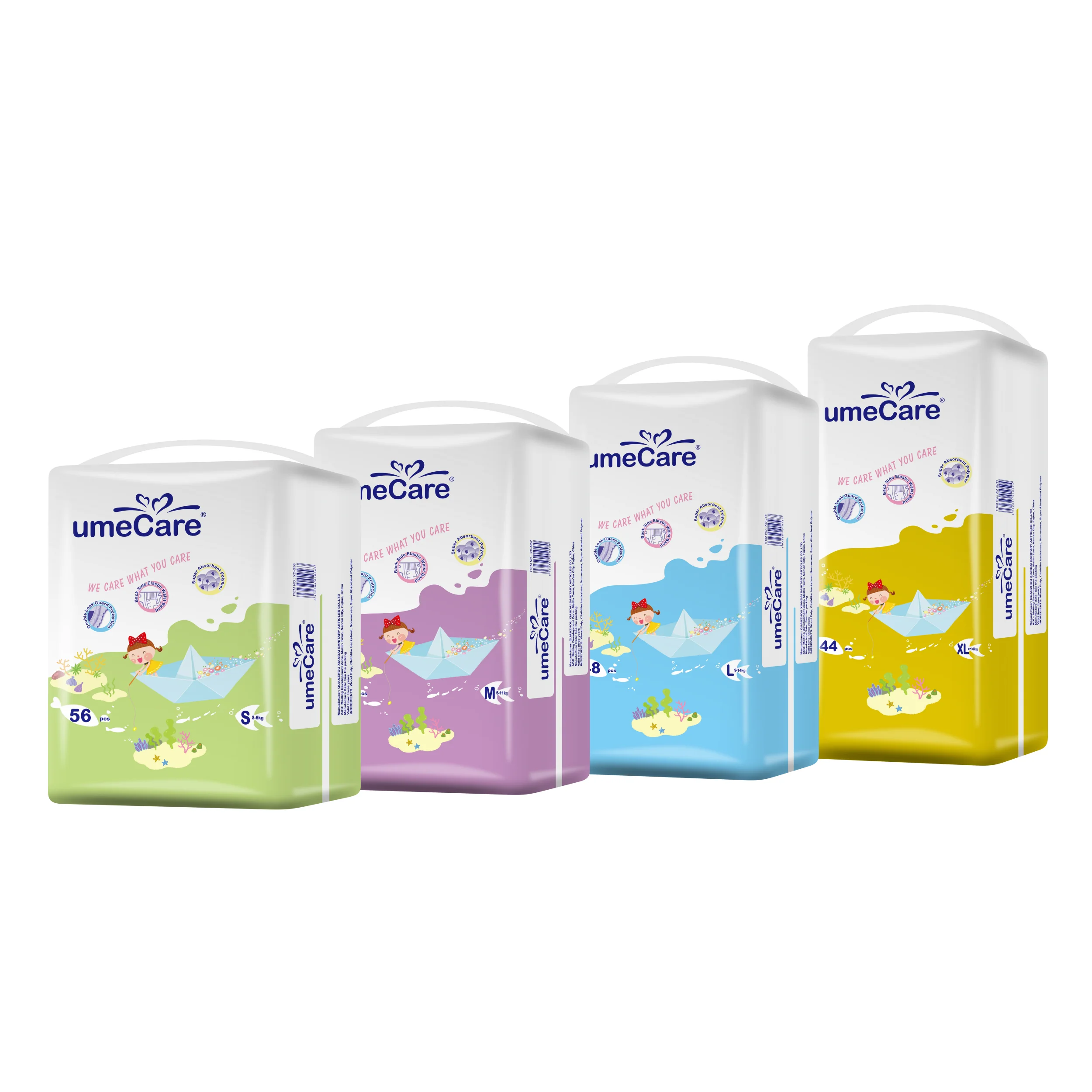 Wholesale Price Baby Diapers High Absorbency Disposable Baby Training Pants Pampering From China