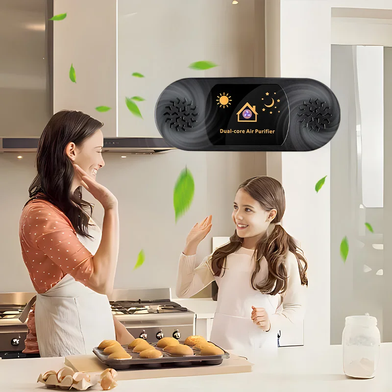 New product ideas 2024 wall mounted odor deodorizer eliminator smell removal air purifier for kitchen, dinning room