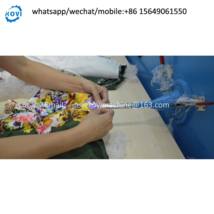 Automatic polyester fiber opening and filling machine cotton filler sofa cushion filling plush toy stuffing machine