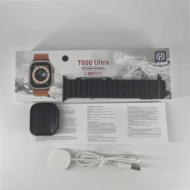 T800 Ultra Full Screen Smartwatch 2.08 Inch Original Electronic Inteligente Smart Watch