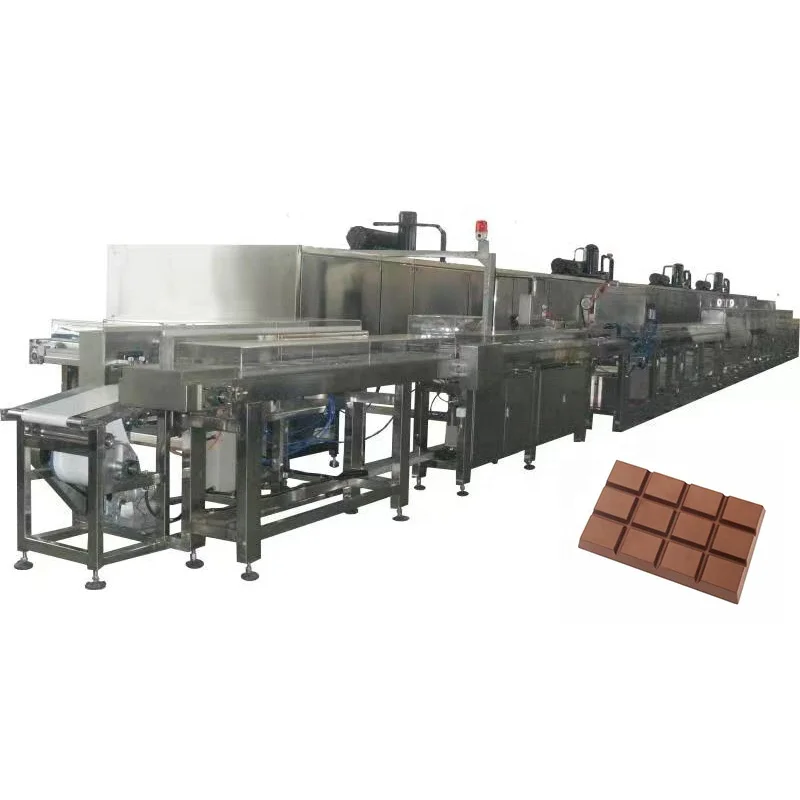 Automatic Maquina PLC Chocolatera 1 kg Chocolate Block Moulding Making Production Machine Line