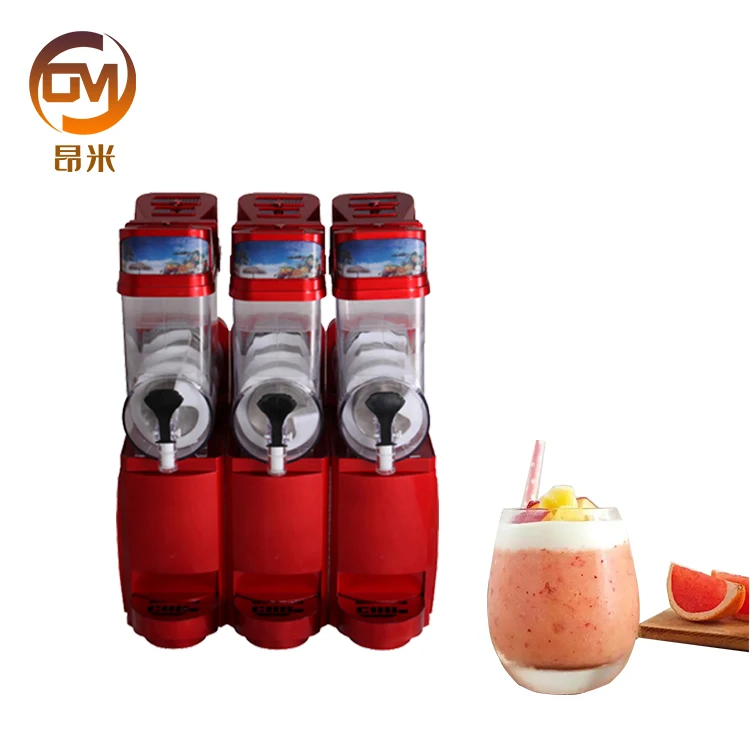 Advanced Design Slush Ice Machine Commercial Slush Machine 3 Tanks