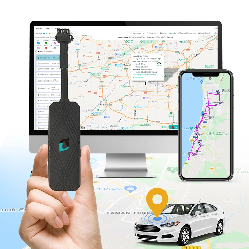 9v-100v Live Tracking New Arrival Mini Vehicle Car Gps Tracker And Remote Power Cut