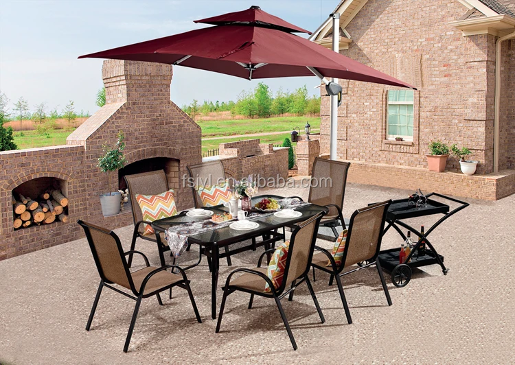 Direct Manufacturer Uv-Resistant Rattan Aluminum  Modern Outdoor Restaurant Table And Chair Set
