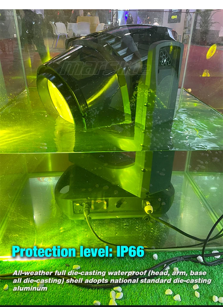 Marslite 480W ip66 Moving Head Super Sky Beam Outdoor Stage Waterproof Moving Head Lyre Beam Light