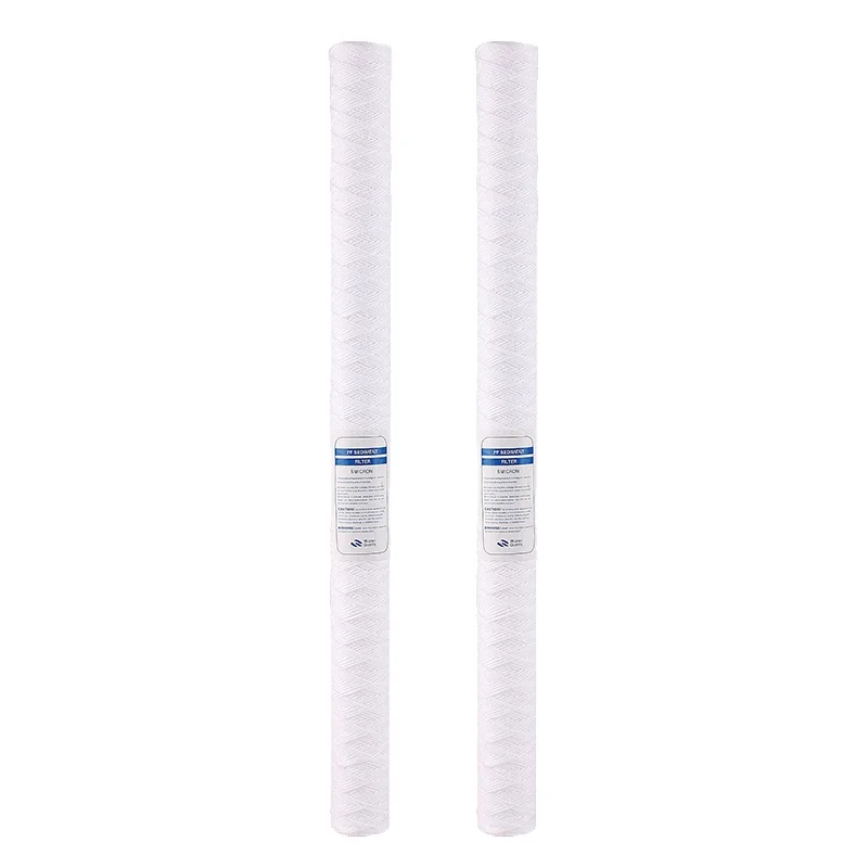 Industrial wire winding filter 30 inch PCB electroplating Spirlal wound filter cartridge