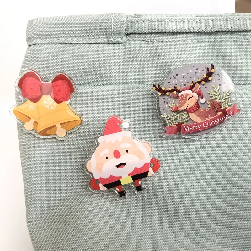 
High quality Christmas cartoon pin badges 