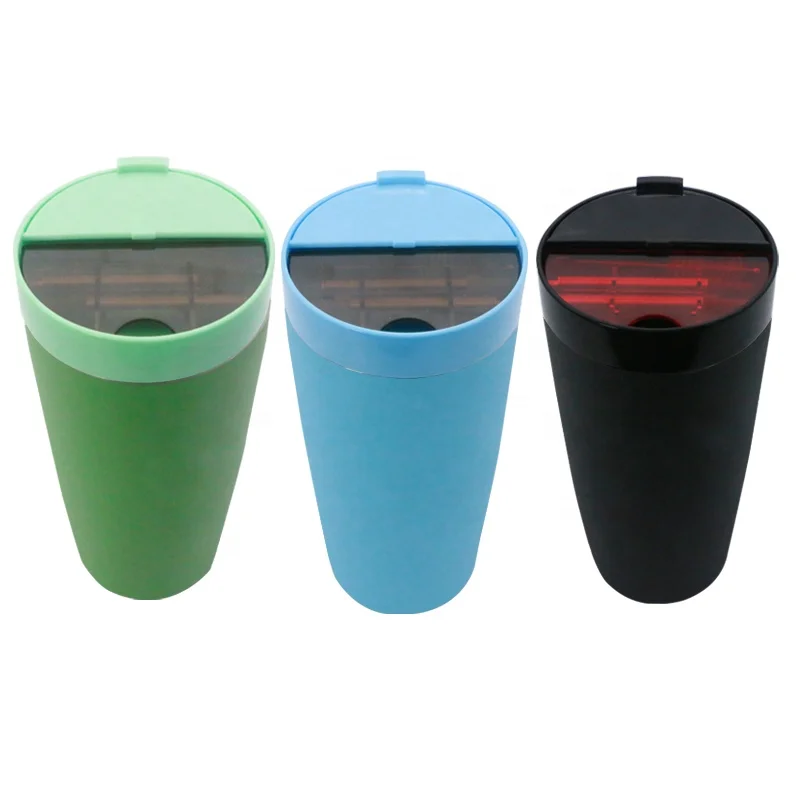 
WeVi 20oz slim hiding steel plastic cover lid tumbler cap with straw 