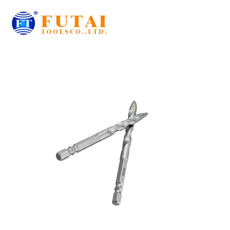 Fu Tai Masonry Drill Bits For Glass Tile Ceramic Drill Bit Carbide Spear Tipped Ceramic Porcelain Tile Glass Drill Bit